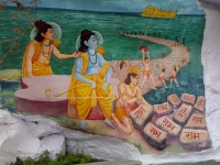 Rock Painting at Rama Mandir, Ranikhet