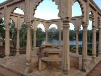Sitting Spot at Pachmarhi Lake